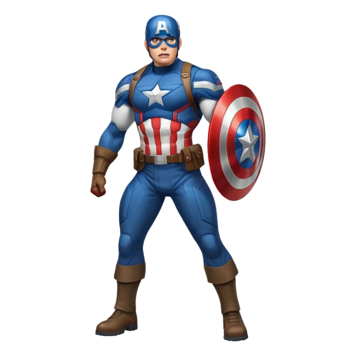 Captain America superhero full body sticker
