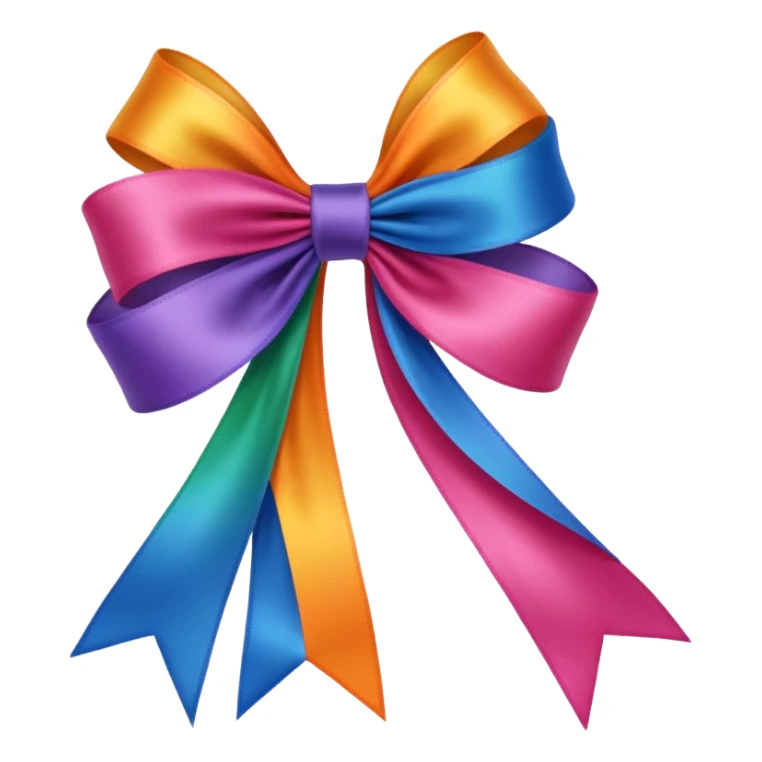 Ribbon of same design in all colors sticker