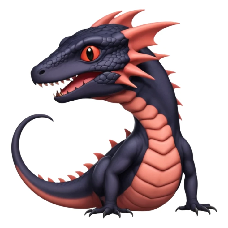 Realistic Nebulae Epic Salandit-Noibat-hybrid sticker