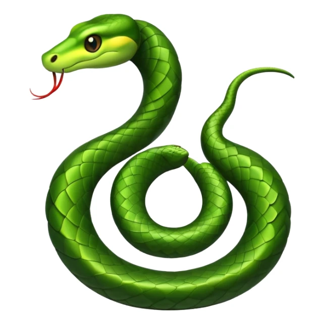 The letter S in the form of an animal sticker