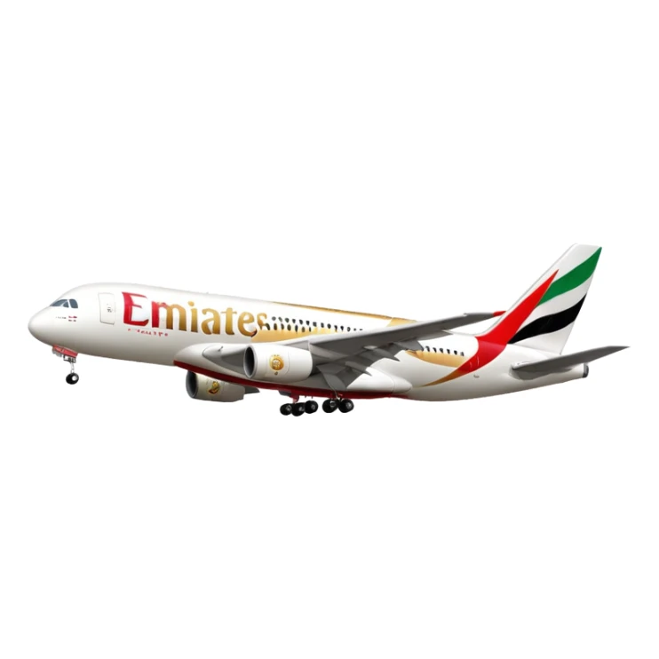 Emirates flight sticker