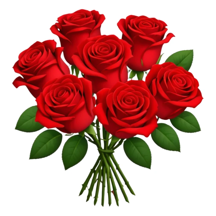 bouquet of roses sticker