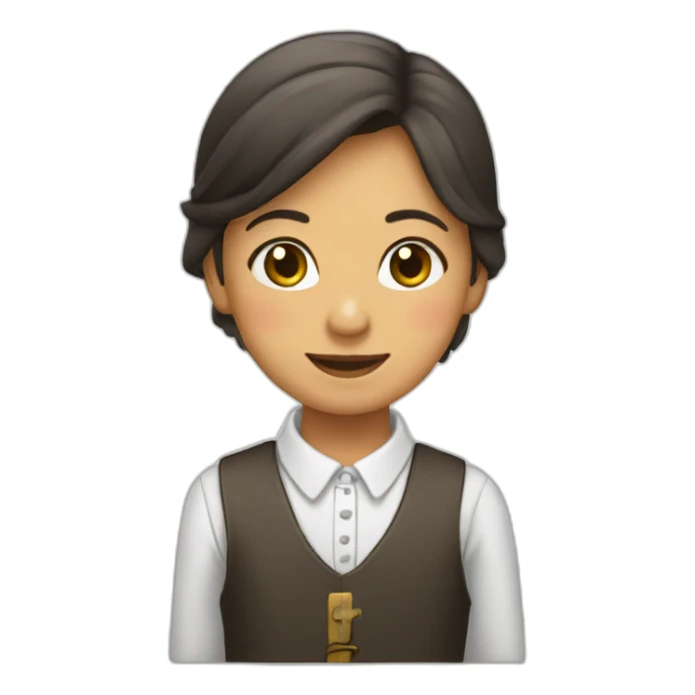 Niña paseando pastor alemán sticker