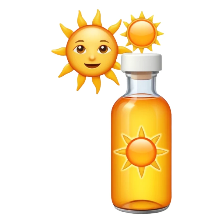 Vitamin A Retinol  and sun sticker