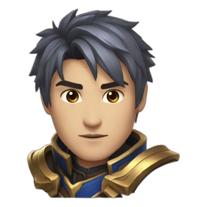 Garen from league of legends sticker