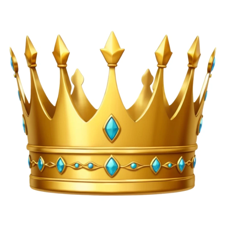 golden crown royal without too many details sticker