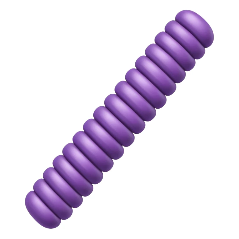 Multiple Lactobacillus bacteria emojis, thick rod shape, purple, soft fibrous texture, clean ingredient icon style
 sticker