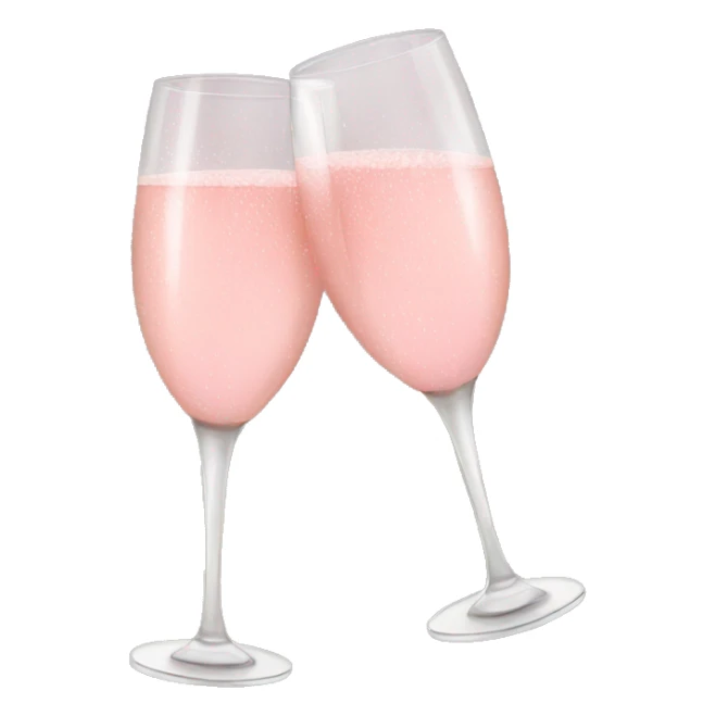 Pink champagne  sticker