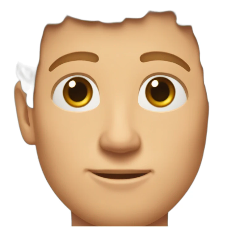 Mark zuckeberg with thin eyes sticker