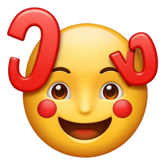 make an emoji saying "vamos" like the 100 emoji, with red letters sticker