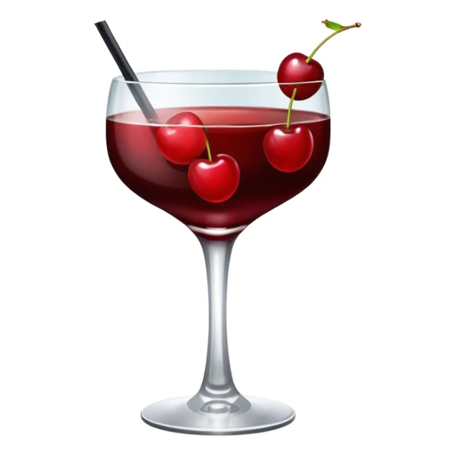 Mach mir einen Cherry Manhattan Cocktail mit wenig Kirschen sticker