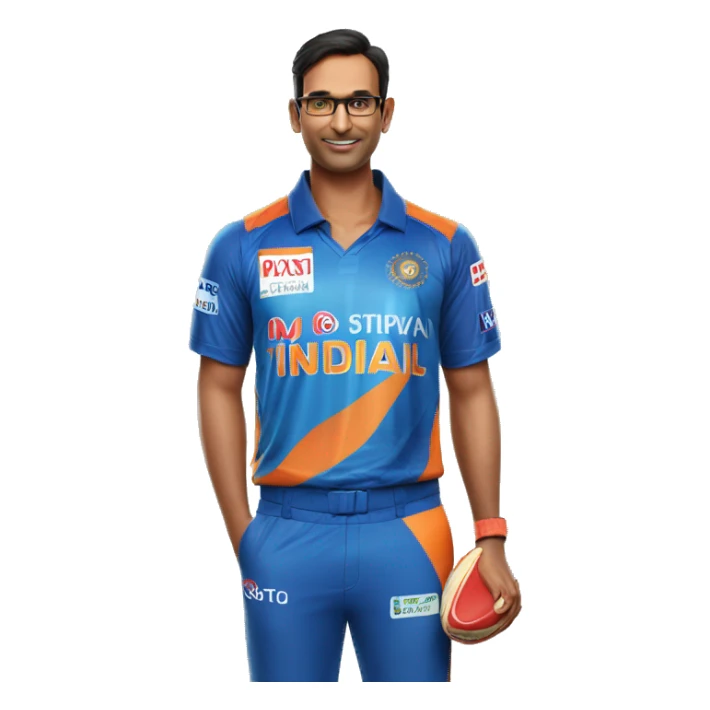 Ipl mi Jersey number 45 name shivraj  sticker