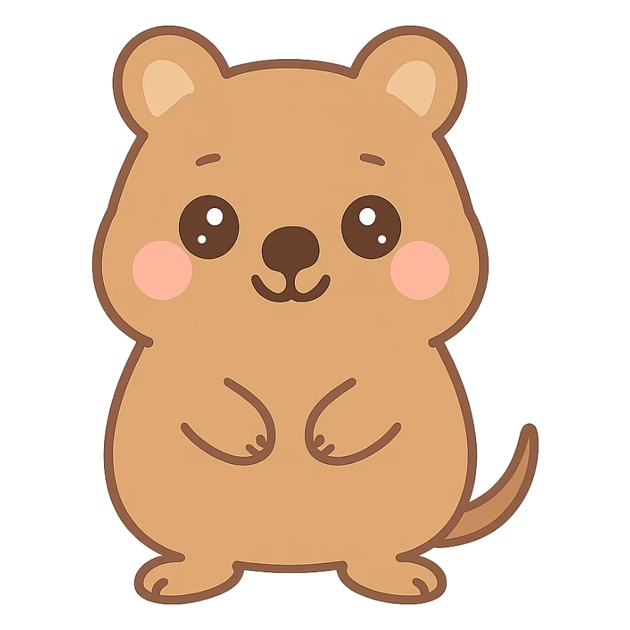 cute quokka sticker