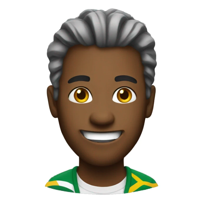 Jamaican heart  sticker