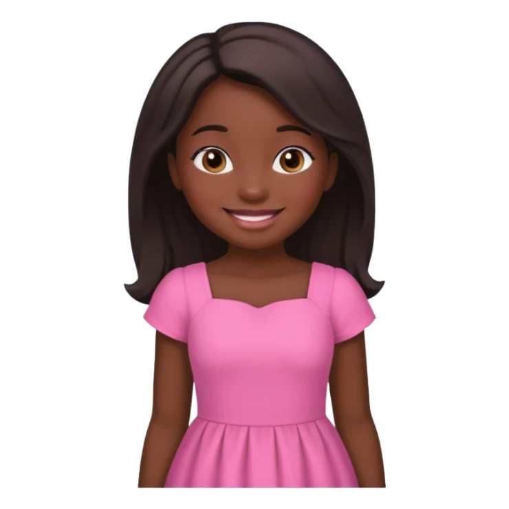 Black Christian girly girl sticker