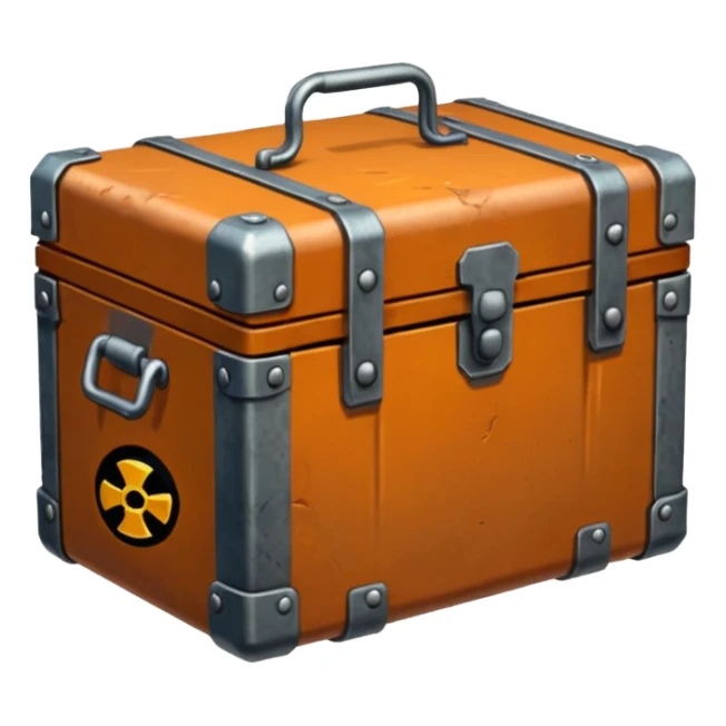 coffre avec de la ferraille cuivre  post apo survie loot  sticker