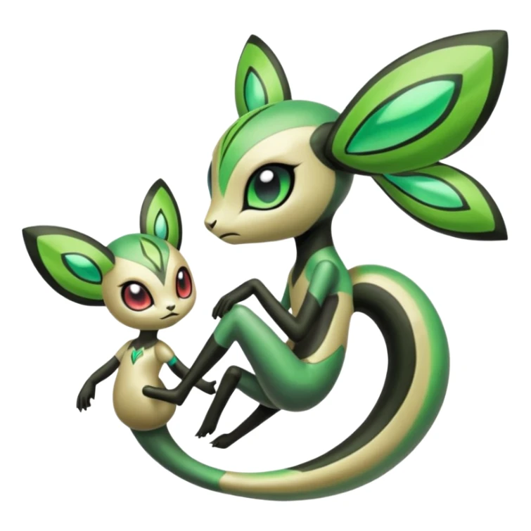 Meloetta-Virizion-Pokémon-Fakémon-creature sticker