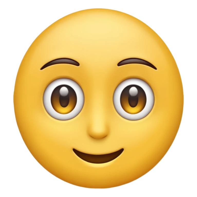 a emoji with their eyes to the side  sticker