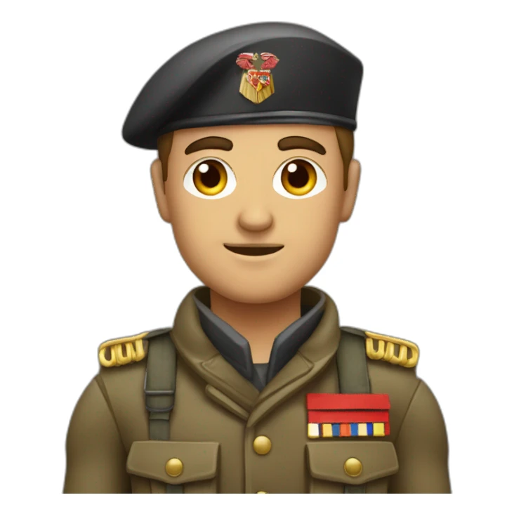 Soldat allemand SA brun avec brassard rouge sticker