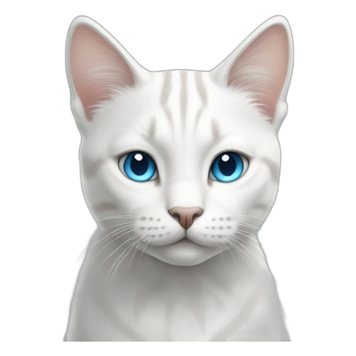 white-cat-with-grey-stripes-full-body-blue-eyes sticker