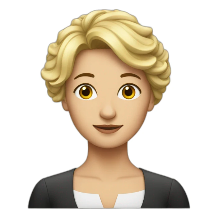 Une femme allemande  sticker