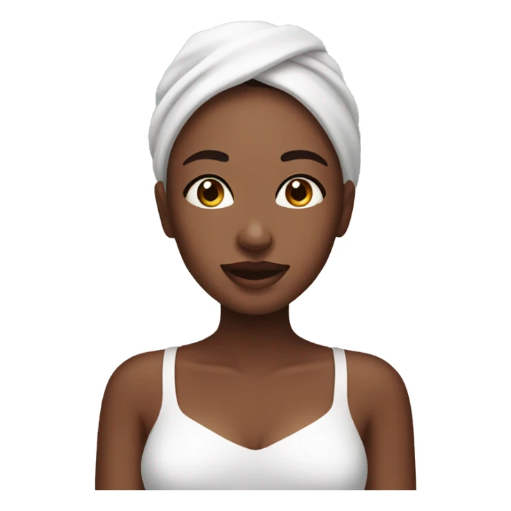 lady doing skincare sticker