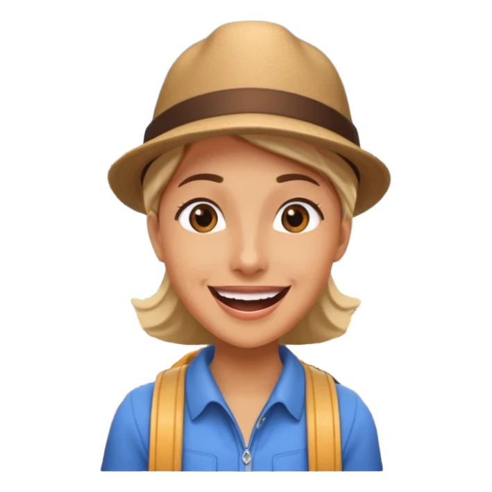 person-excitedly-going-to-an-amusement-park,-with-a-roller-coaster-or-ferris-wheel-in-the-background sticker