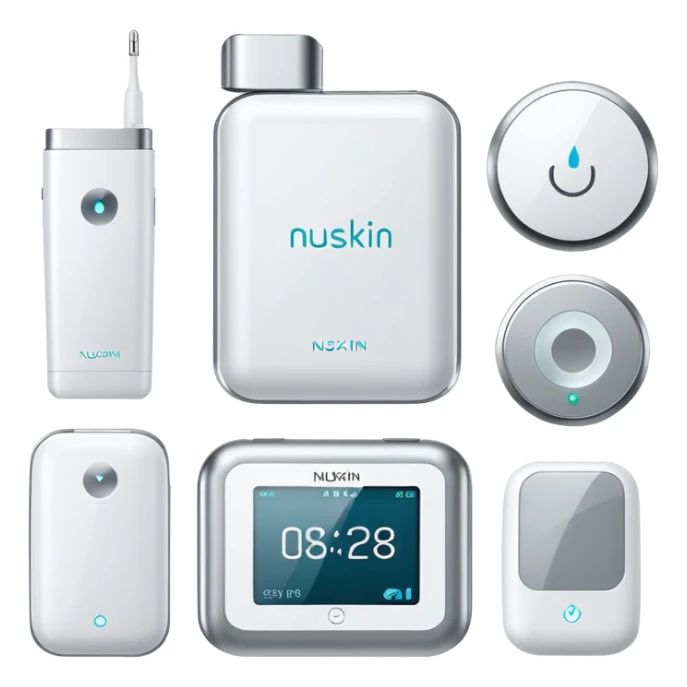 Quiero que me crees emogis de los dispositivos de nuskin  sticker