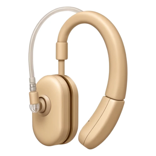 Telinga aid, hearing aid color beinge  sticker