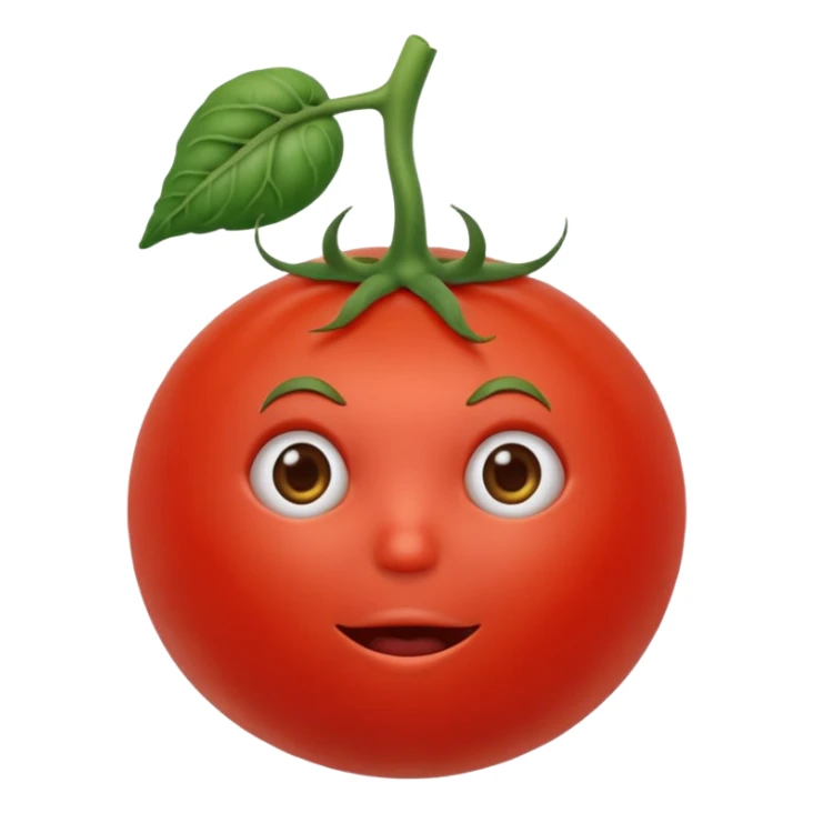 Eine Tomate mit Gesicht und Hände und Füße  sticker