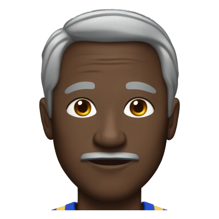 older dark skinned man in a track suit sticker