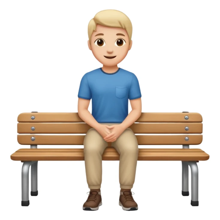 uma pessoa sentada em uma mesa. SENTADA em cima da mesa, como se a mesa fosse um banco sticker