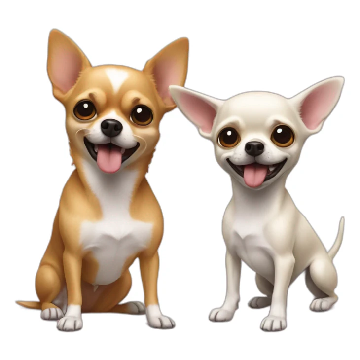 Duel-between-chihuahua-and-chihuahua sticker