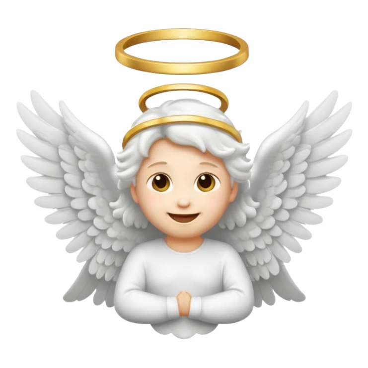 flying angel emoji | Al Emoji Generator sticker
