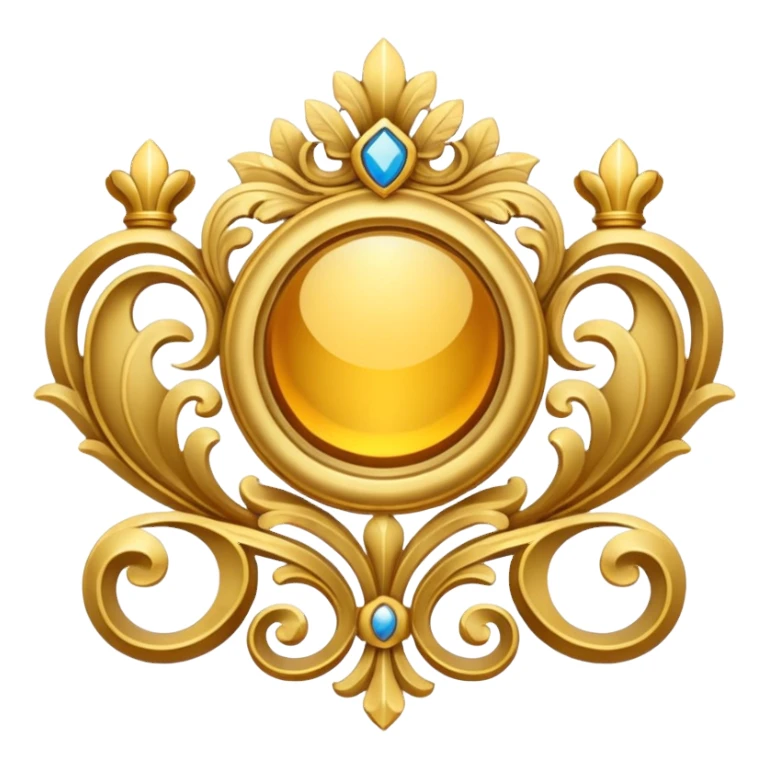 Royal Fancy Deluxe Deco Icon Logo Insignia Symbol sticker