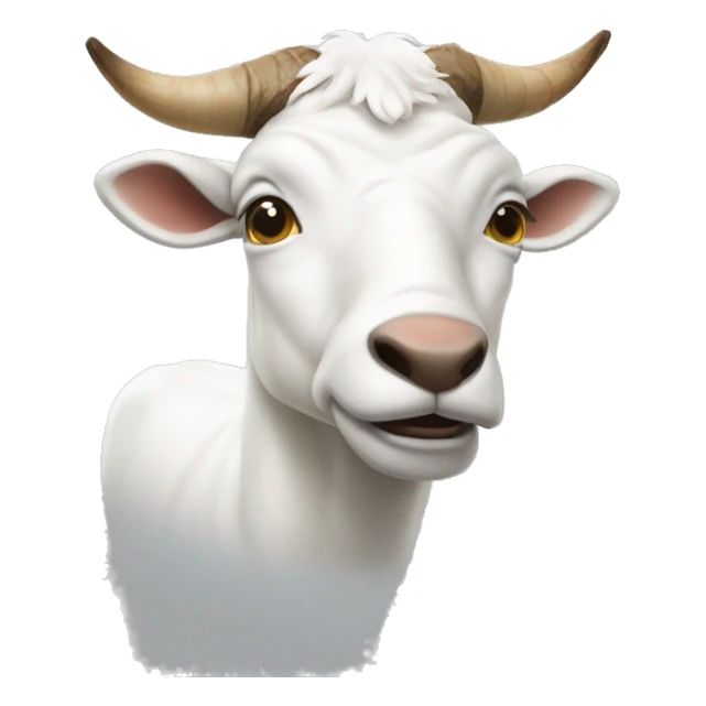 Une chèvre qui boit un coca  sticker