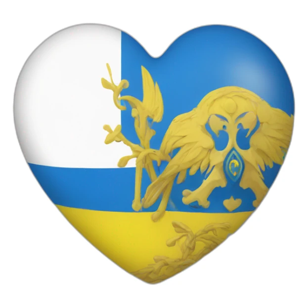 the heart of Ukraine sticker