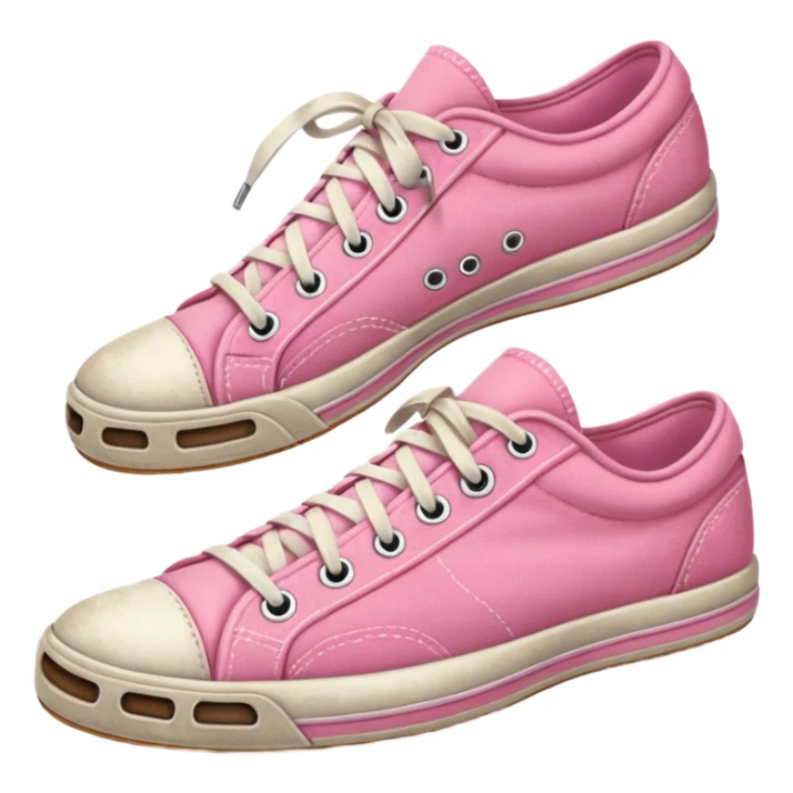 pink tennis shoe old school sticker