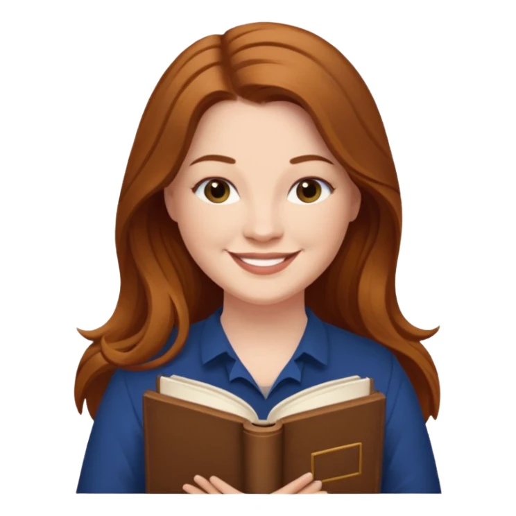 generate an ios genmoji of COLLEEN HOOVER "IT ENDS WITH US" sticker