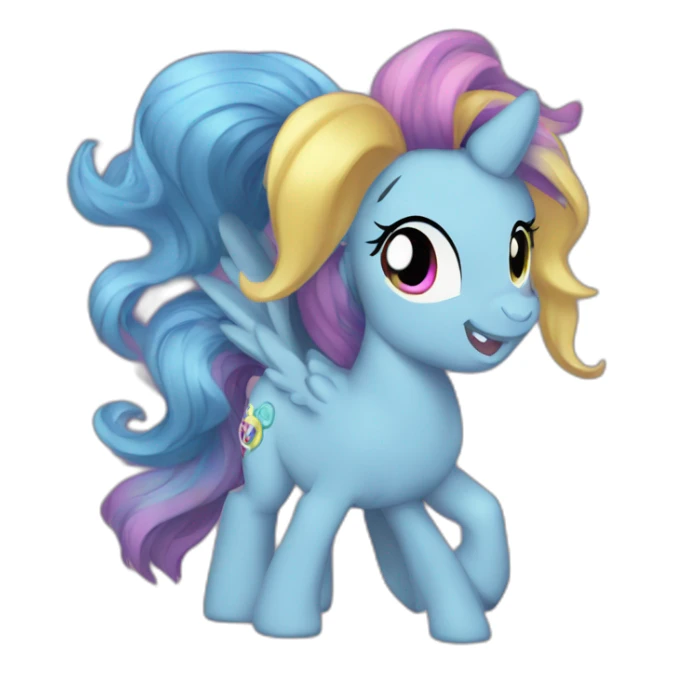 the four my little pony of apocalypse sticker
