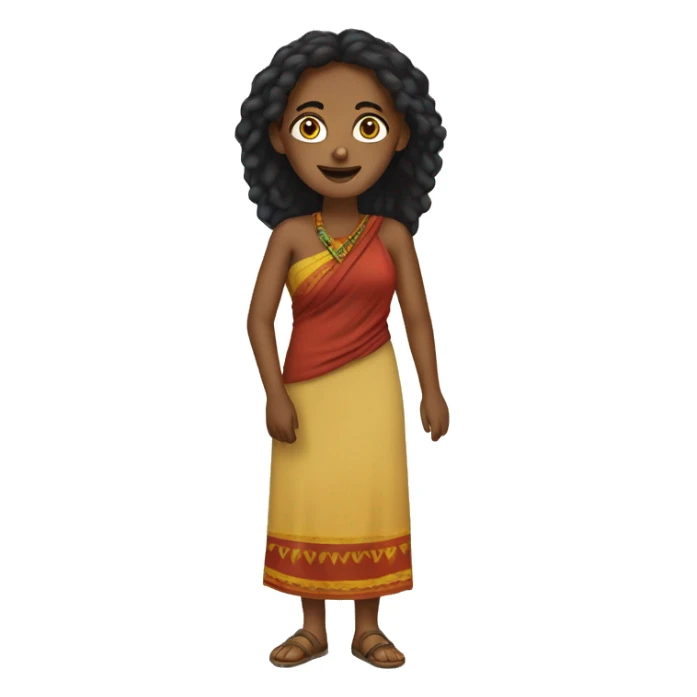Habesha women sticker