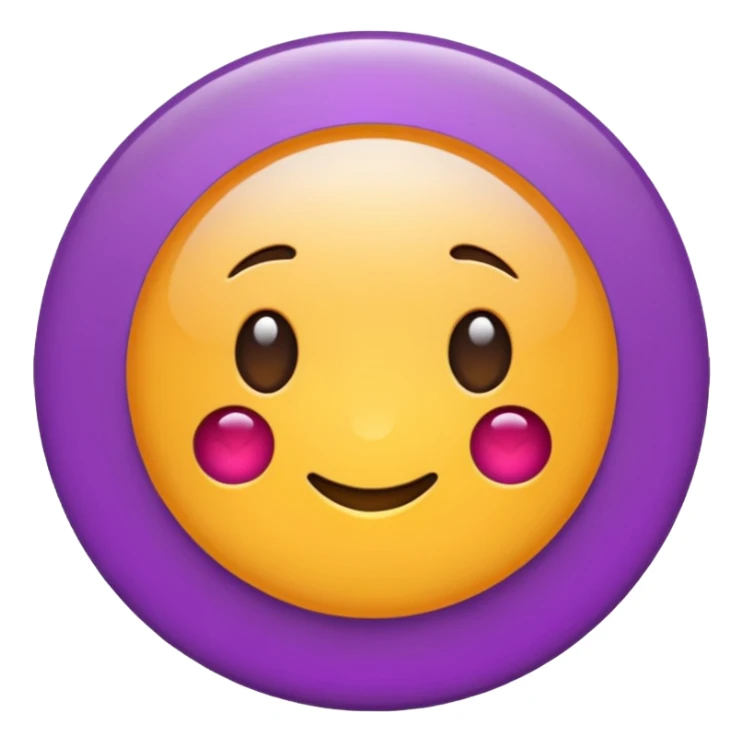 Feed icon color purple sticker