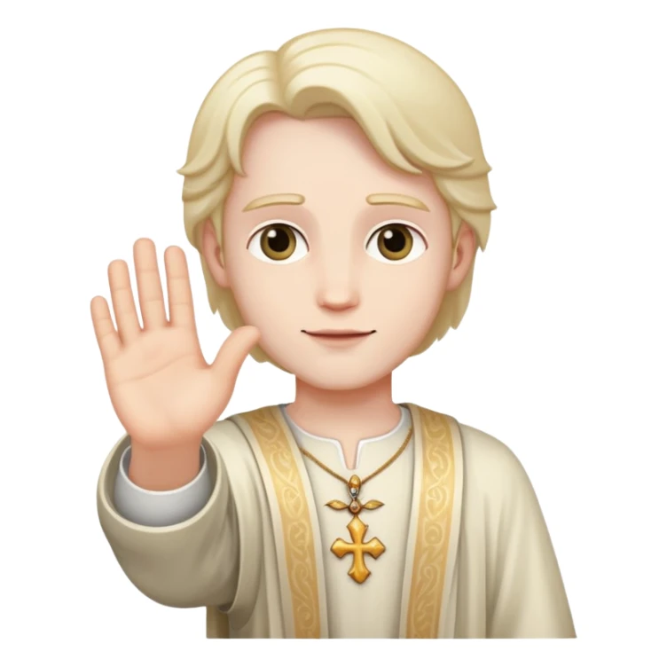 the lord holds out his hand sticker