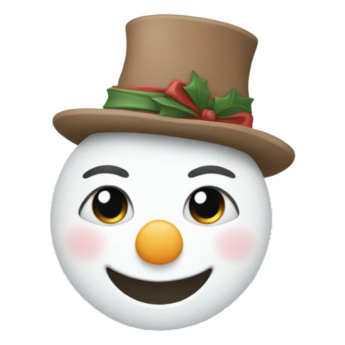 female snowman sticker