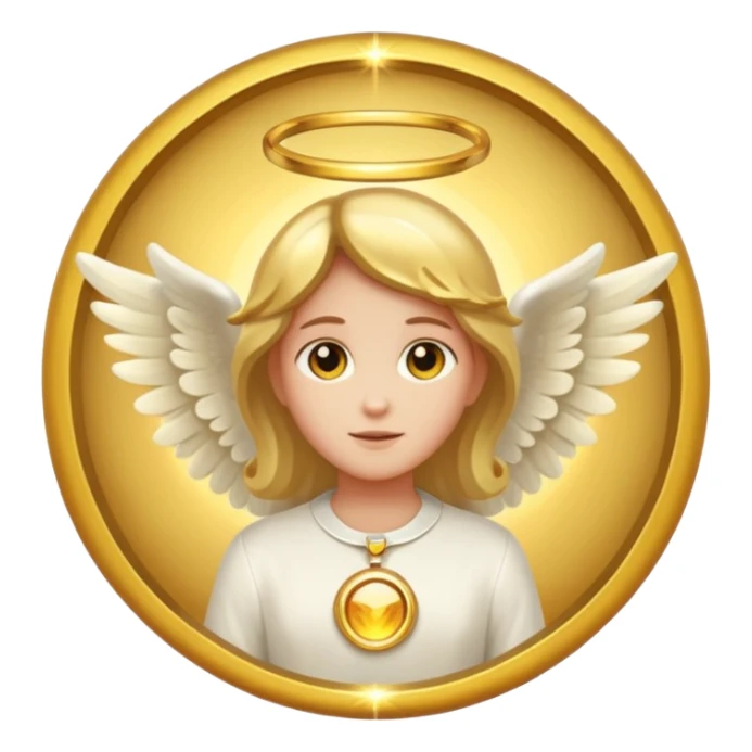 Just a simply Angel circle (without a figure in it) sticker