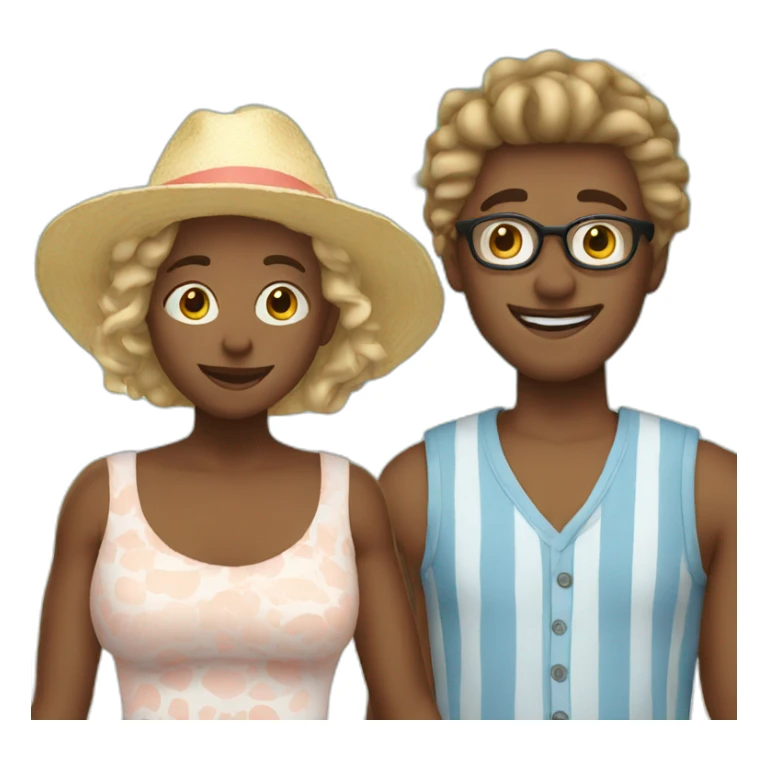 2 white brothers and mom, vacation sticker