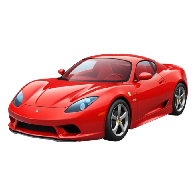 Make asports car emoji sticker