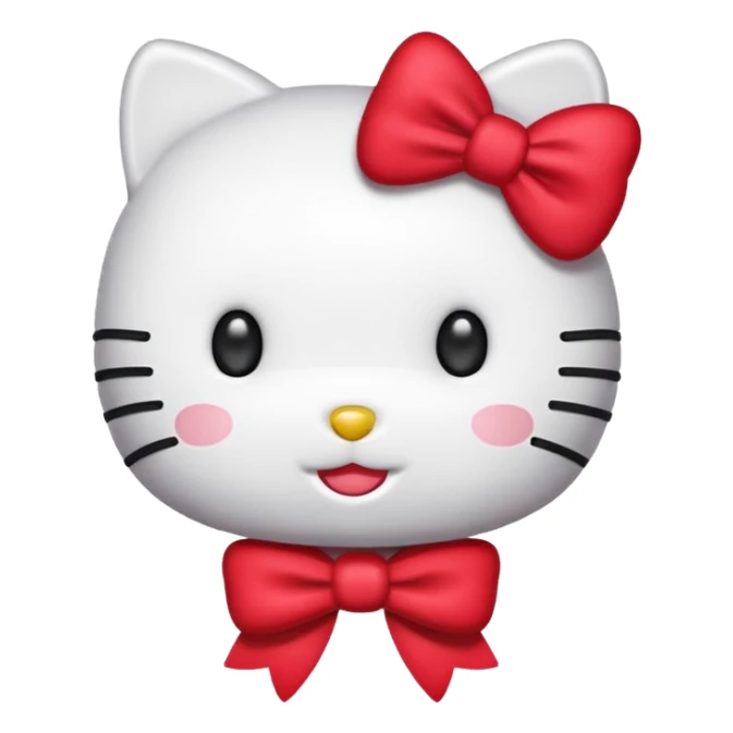 As un emoji de Hello Kitty más parecido  sticker