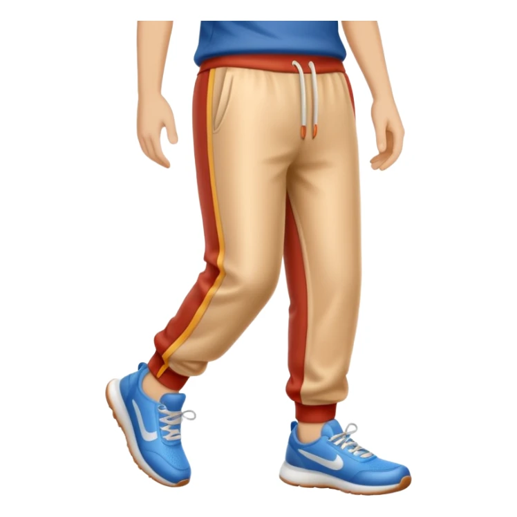 Hotdog in jogger pants sticker