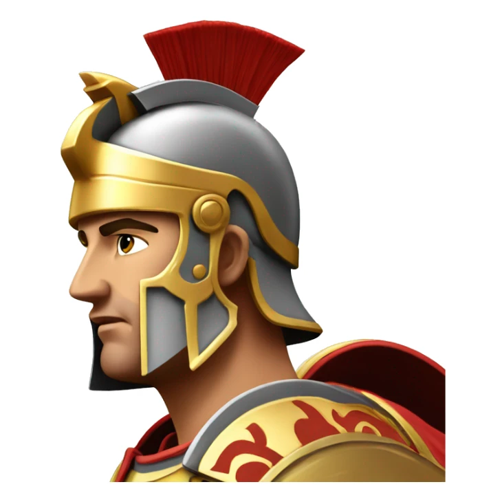 Achilles head warrior roman centurion sticker